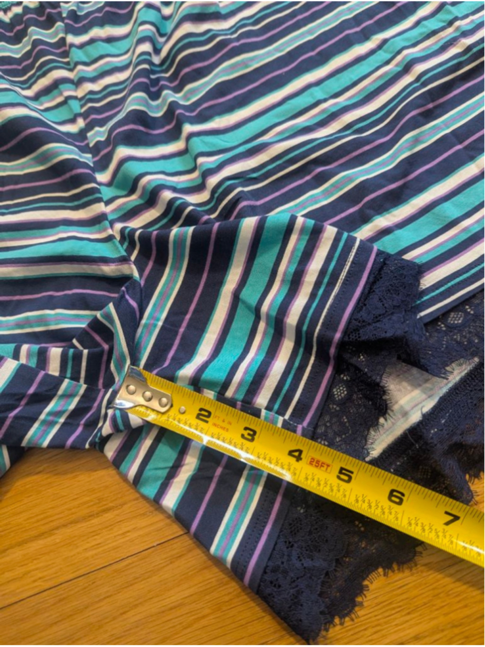 Cacique Sleep NWT Pajama Set Blue Good Vibes Lane Bryant 22 24 3X - Picture 13 of 14